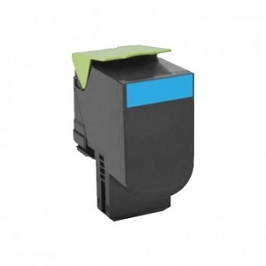 Compatible Lexmark  801S 80C1SC0 Cyan  Standard Yield Toner Cartridge CX310, CX410, CX510